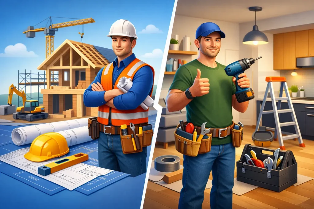 General Contractor vs Handyman: Which One?