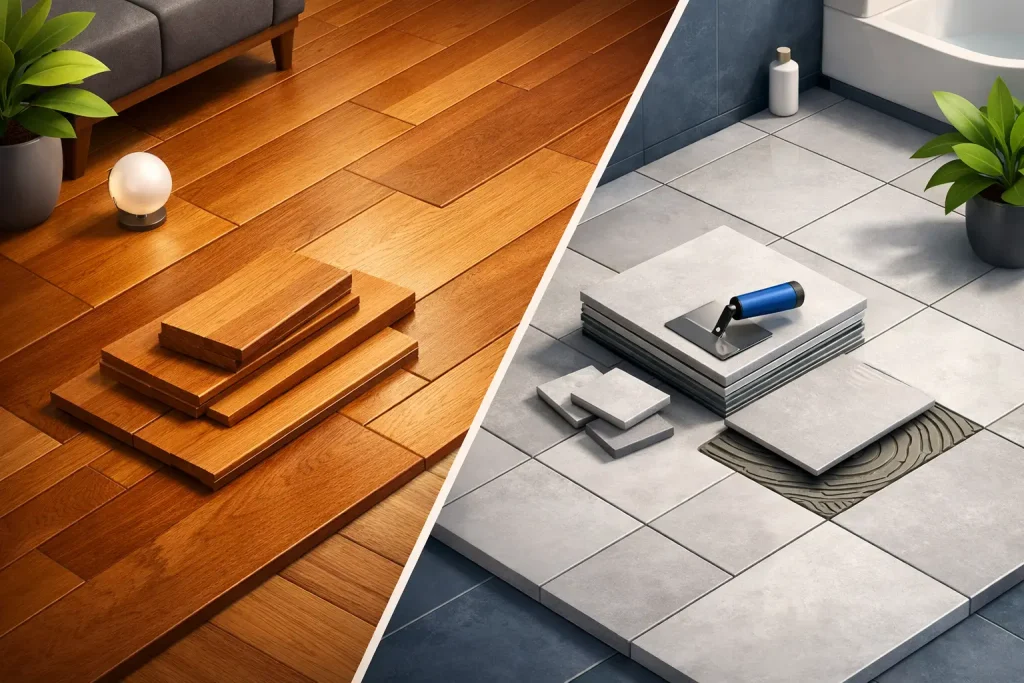Hardwood Flooring vs Tile: Which Fits Best?