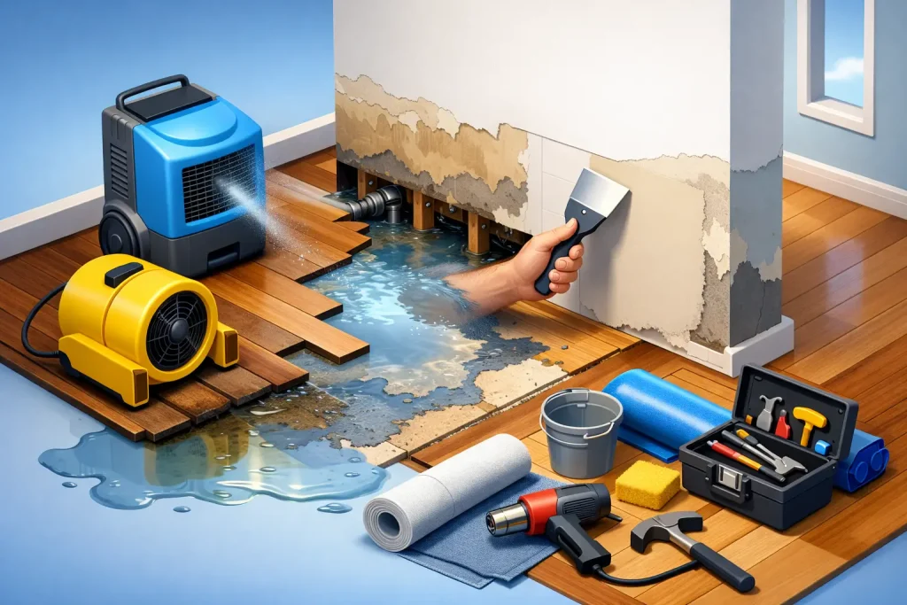 How to Repair Water Damage the Right Way