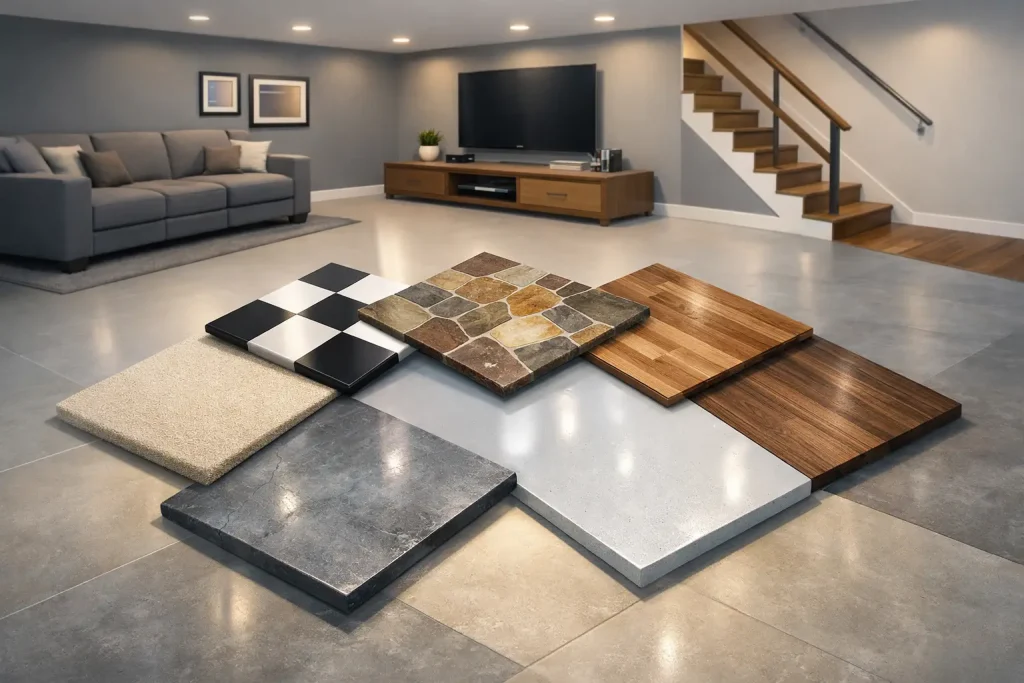 7 Best Finishes for Basement Flooring