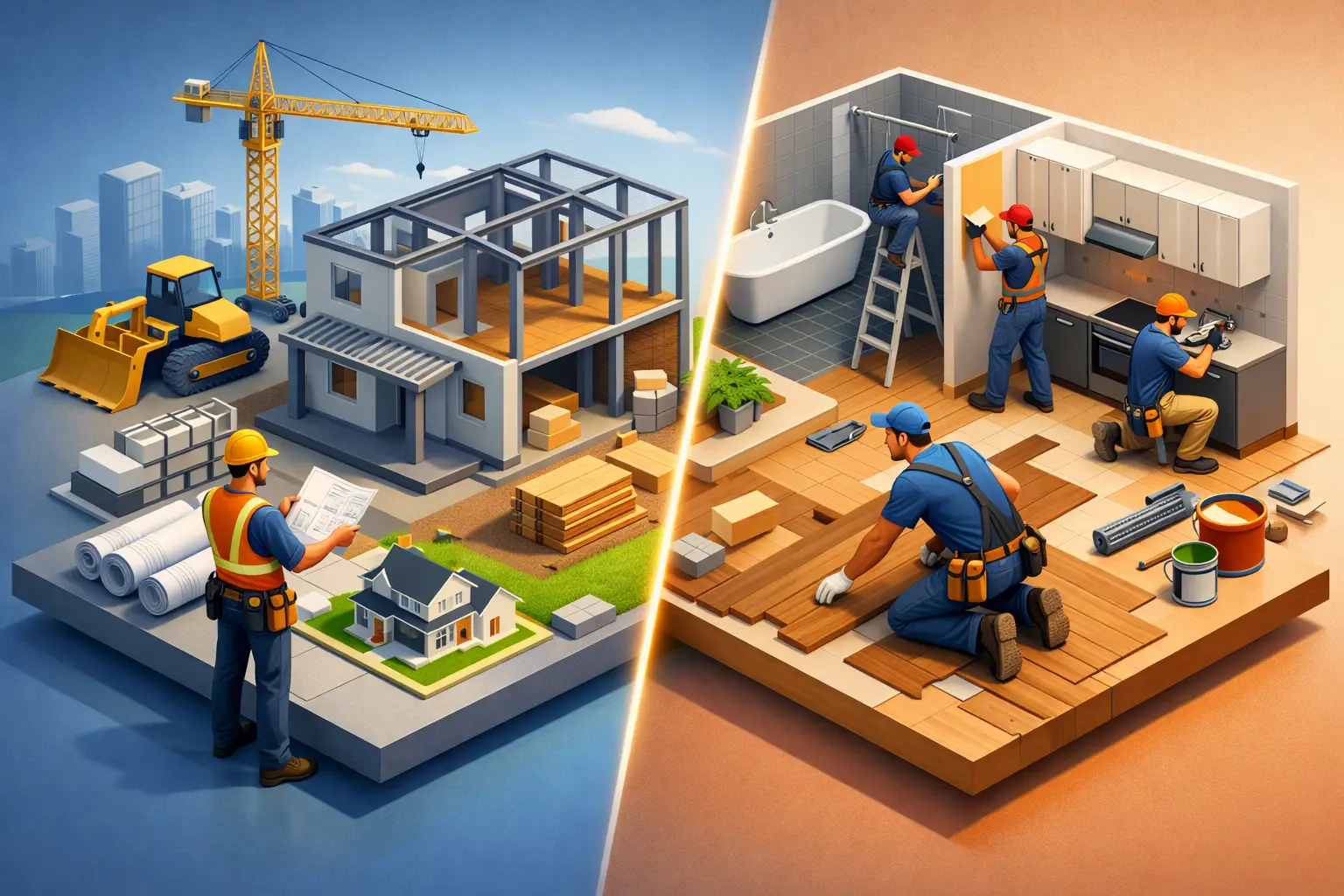 General Contractor vs Remodeling Contractor