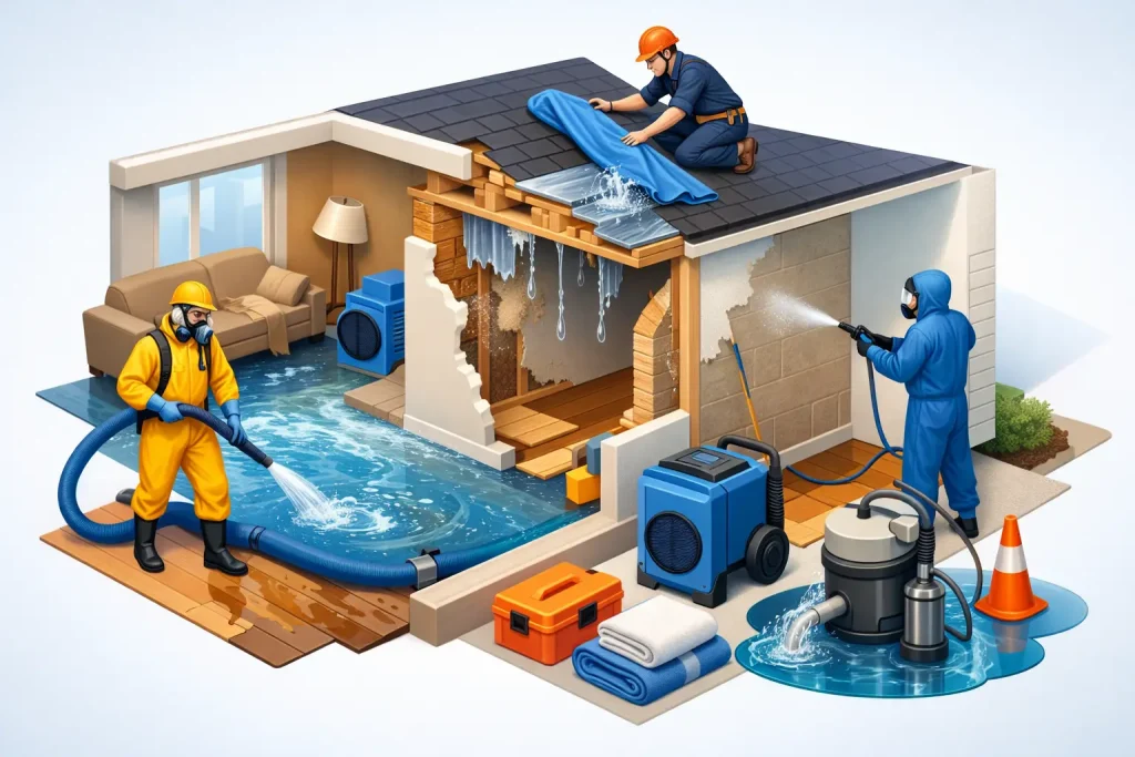 What Does Water Mitigation Include?