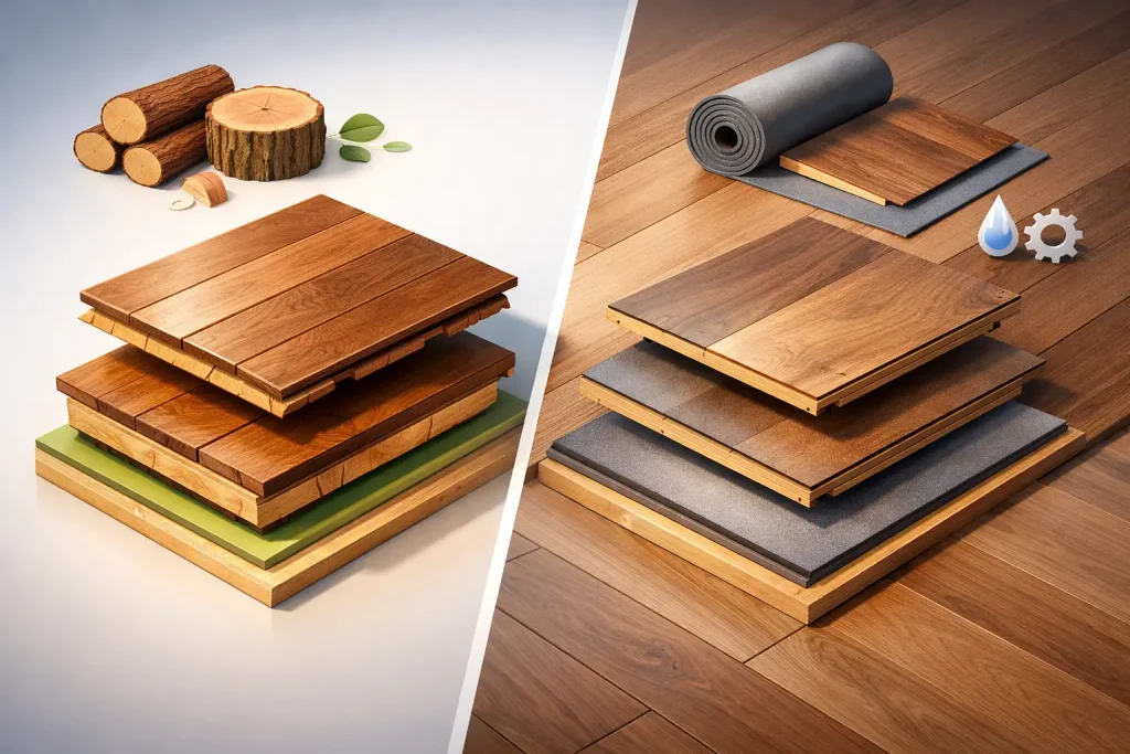 Solid Wood Versus Laminate Flooring Compared