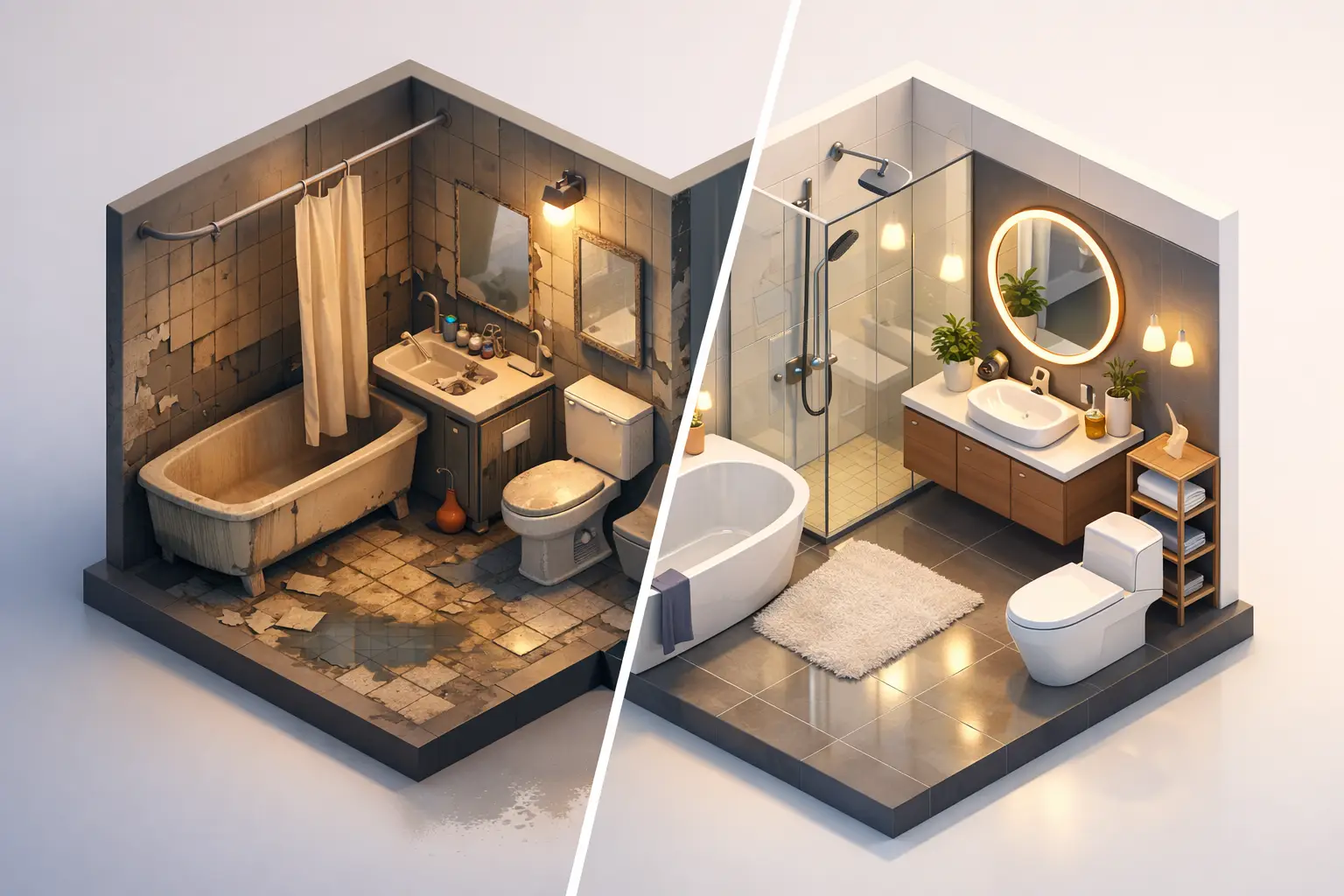 Bathroom Renovation Before After Results