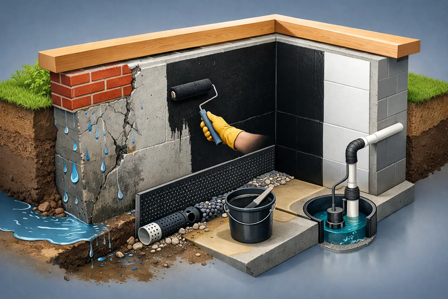 How to Waterproof Basement Walls the Right Way