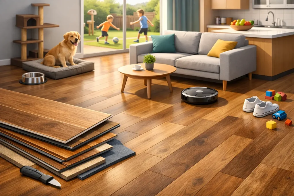 Luxury Vinyl Plank Review for Busy Homes