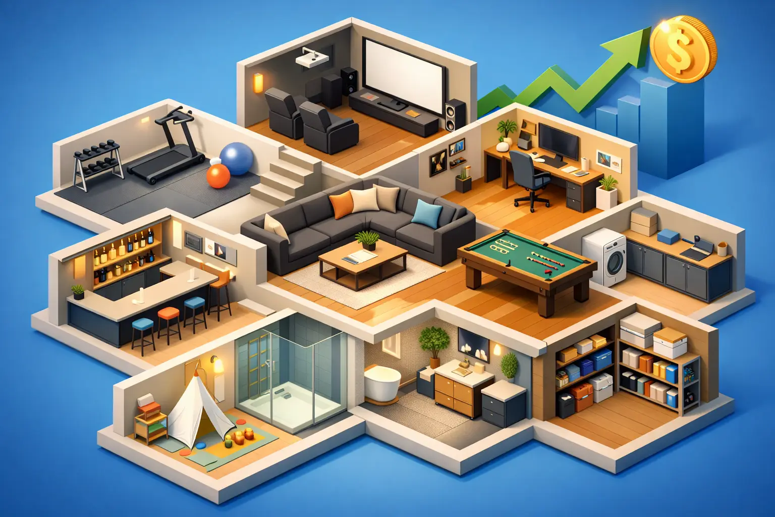 9 Best Basement Finishing Upgrades That Pay Off