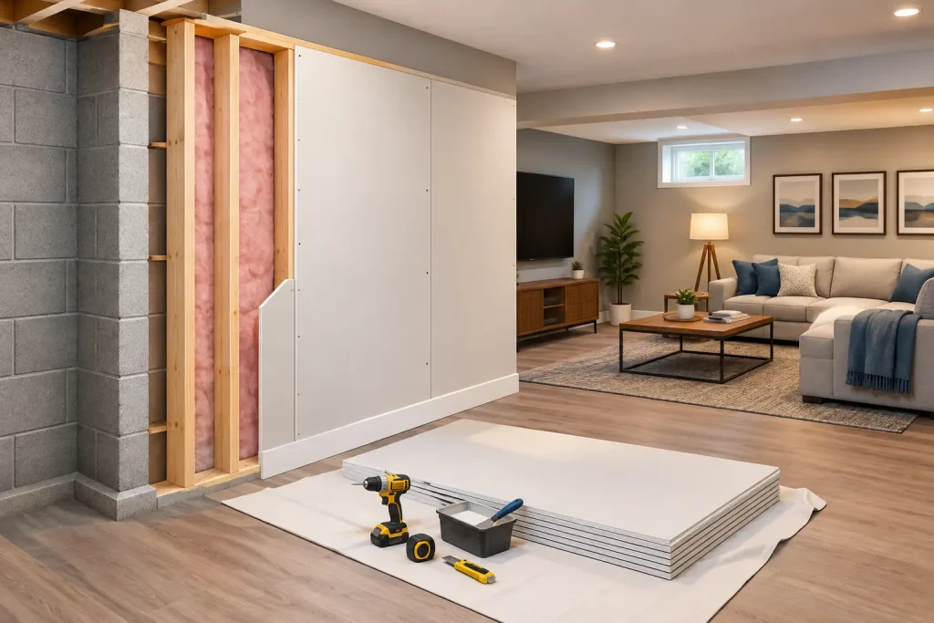 A Guide to Finishing Basement Walls Right