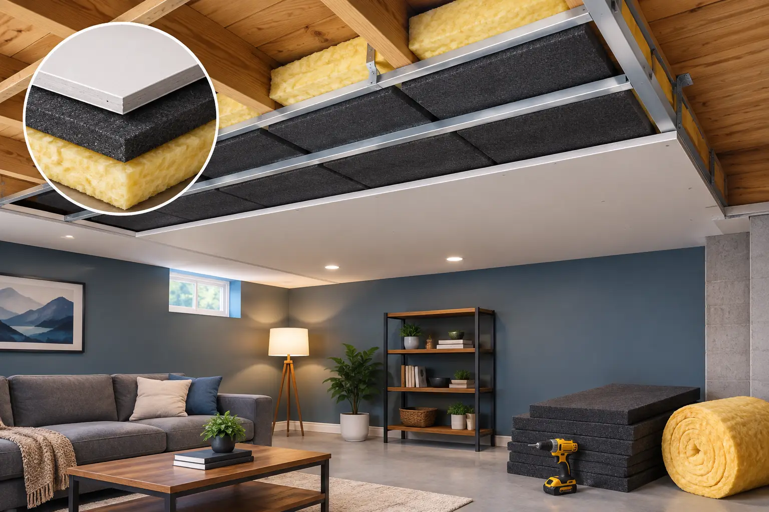 How to Soundproof Basement Ceiling the Right Way