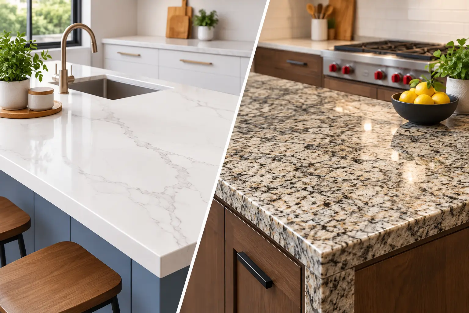 Quartz Versus Granite: Which Countertop Fits?