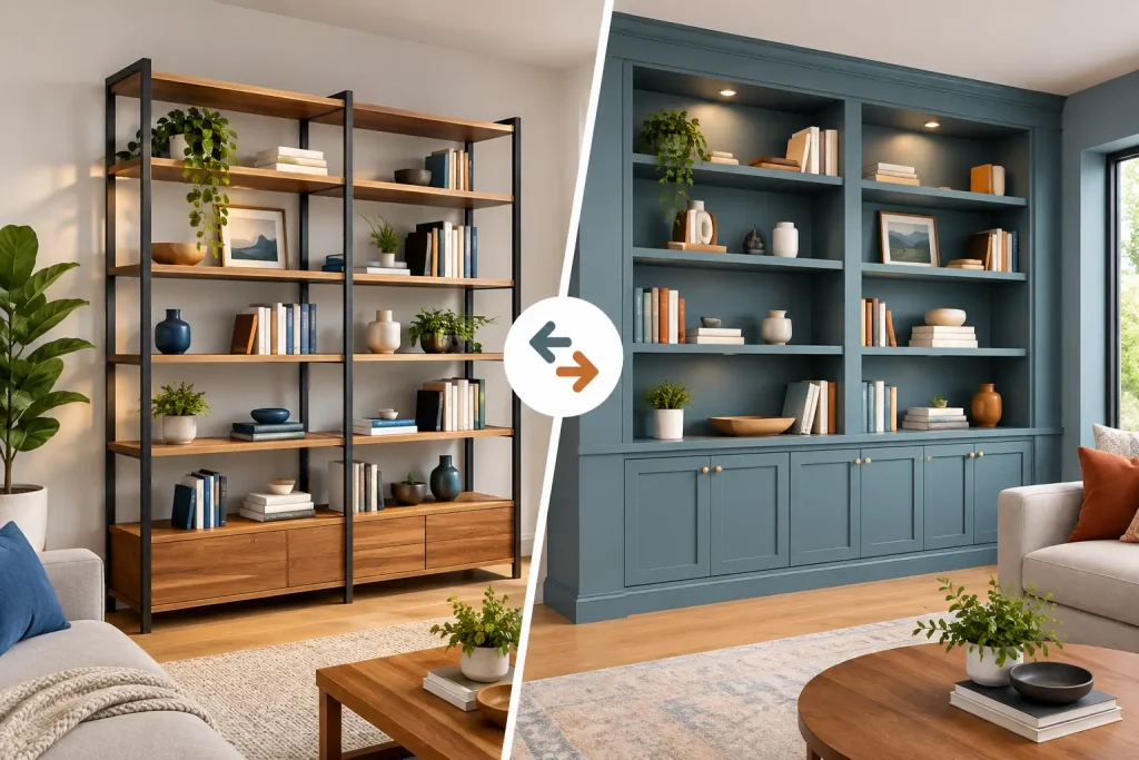 Custom Shelving Versus Built Ins for Your Home