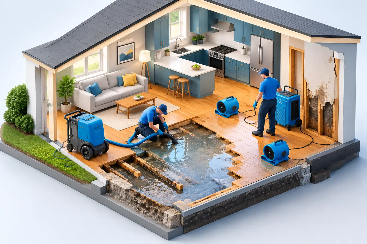 Water Damage Restoration Case Study That Shows What Matters
